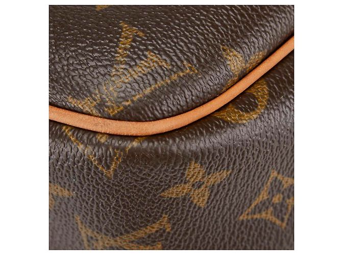 Borsa a tracolla Louis Vuitton Monogram Reporter PM Marrone - vista 8