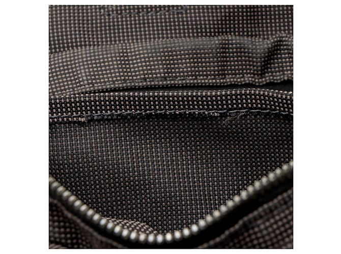 Hermès Borsa Hermes Vintage Canvas Herline PM Nero - vista 9