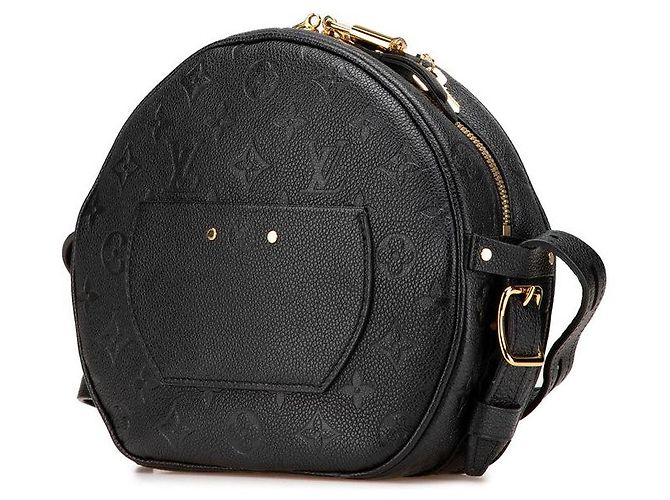 Borsa a tracolla Louis Vuitton Boite Chapeau Souple MM Nero - vista 2