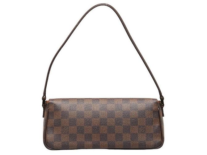 Louis Vuitton Damier Recoleta Shoulder Bag Brown - view 3