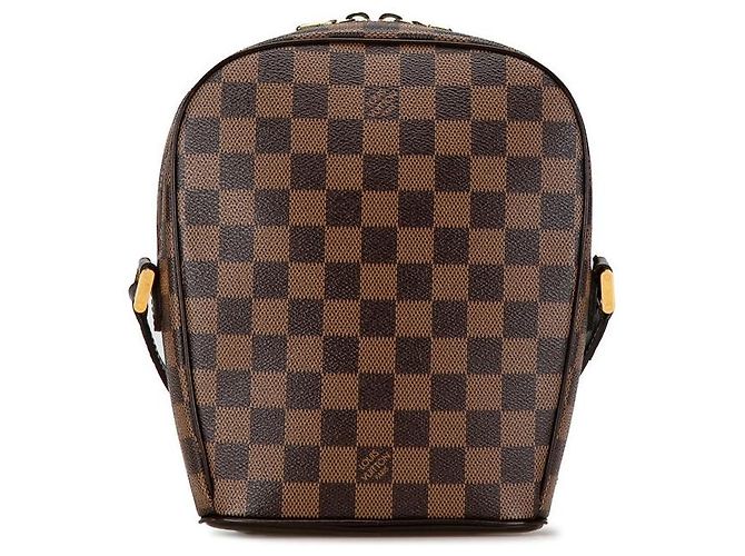 Borsa a tracolla Louis Vuitton Damier Ipanema PM Marrone - vista 3