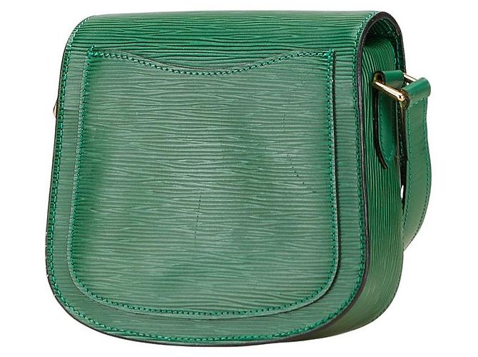 Bolso bandolera Louis Vuitton Epi Mini Sancleu Verde - vista 2