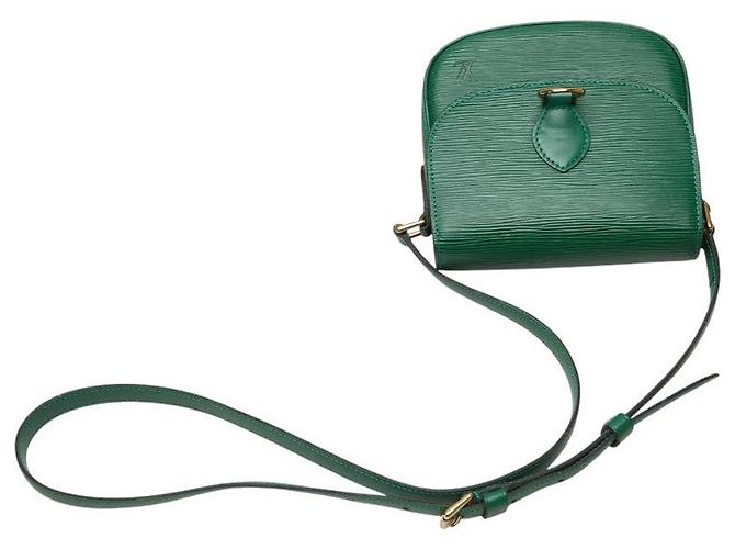 Bolso bandolera Louis Vuitton Epi Mini Sancleu Verde - vista 4