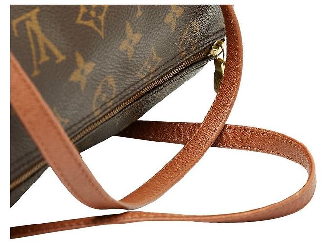Borsa a mano Louis Vuitton Papillon 26 Marrone - vista 7