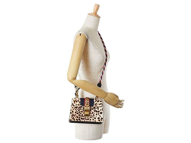 Bolso de mano Gucci Sylvie Mini Multicolor - vista 8