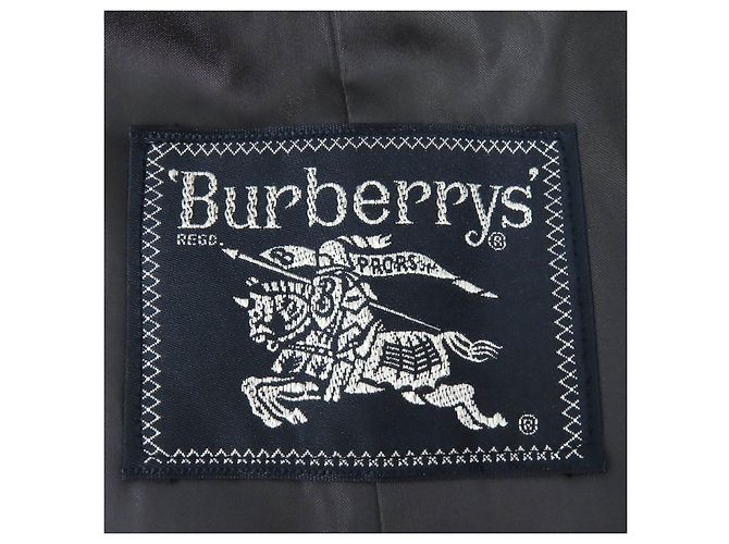 Abrigo de lana y cachemira Burberrys Castaño Gris antracita - vista 6