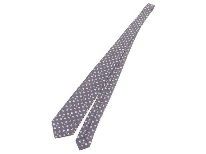 Louis Vuitton Cravate Monogram Club Silk Tie Bleu Bleu Marine - vue 3