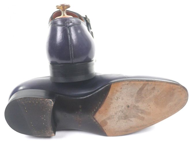 Autre Marque MAGNANNI SELECTION Lederschuhe Blau Marineblau - Ansicht 5