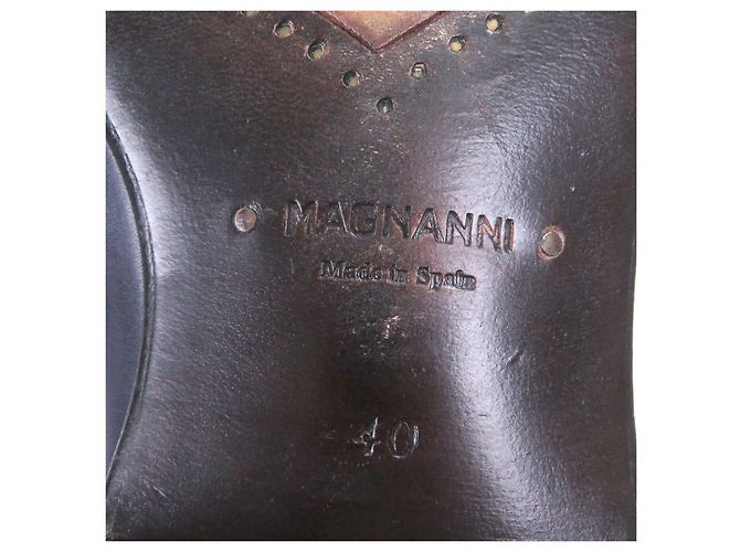 Autre Marque MAGNANNI SELECTION Lederschuhe Blau Marineblau - Ansicht 9