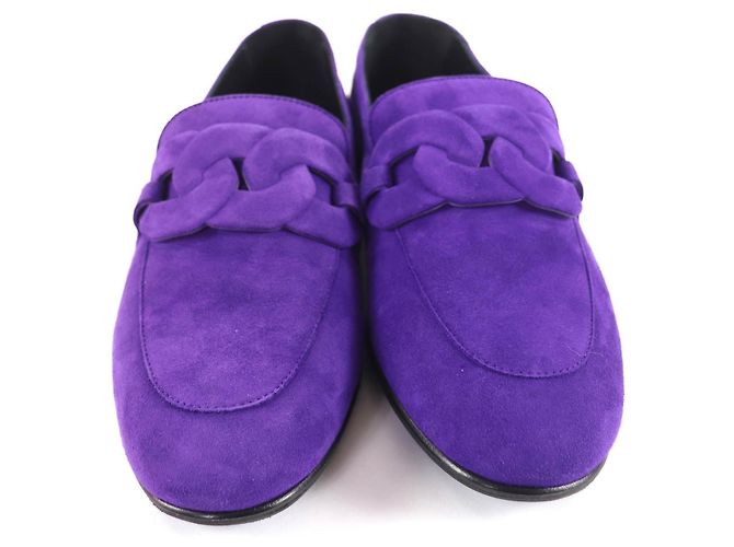 Hermès Honest Suede Moccasin36 Lila - Ansicht 4