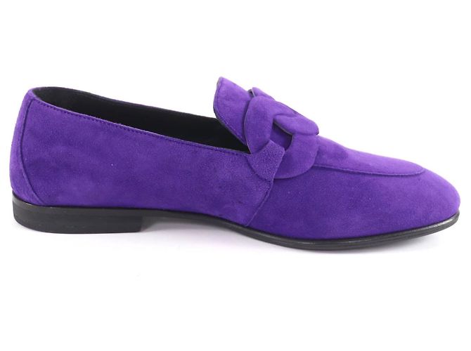 Hermès Honest Suede Moccasin36 Lila - Ansicht 6