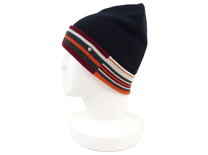 Hermès H Twist Heaven Twist Serie Kaschmir Strickmütze L Blau - Ansicht 3