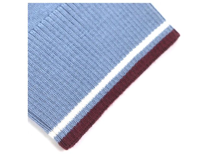Jersey de punto de lana y seda Prada Azul - vista 4