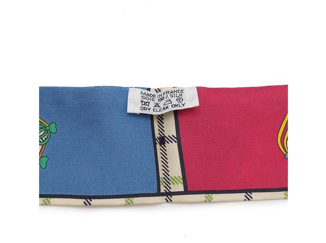 Pañuelo de seda Hermès Twilly Camails Multicolor - vista 5