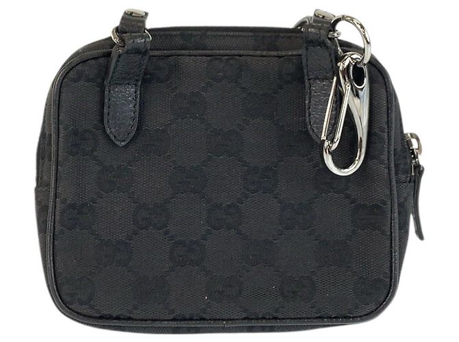 Gucci GG Canvas Leather Schultertasche Schwarz - Ansicht 2