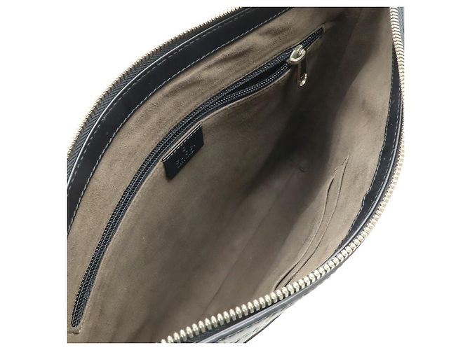 Borsa a tracolla in pelle Gucci GUCCISSIMA Nero - vista 7