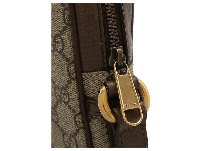 Borsa Messenger Gucci Ophidia GG Supreme Rosso Beige Verde - vista 4