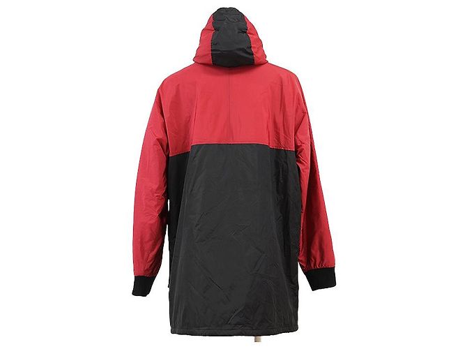 Casaco Gucci em nylon de alta densidade acolchoado Preto Vermelho - vista 6