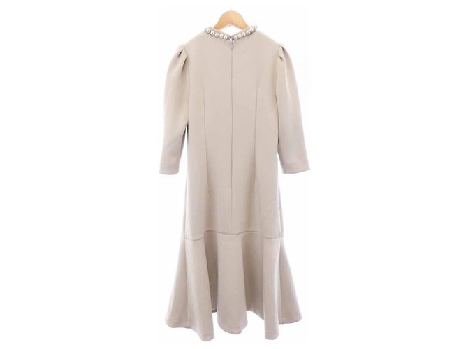 Autre Marque Vestido JUSGLITTY Beige - vista 2