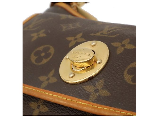 Borsa a tracolla Louis Vuitton Monogram Tikal GM Marrone - vista 10