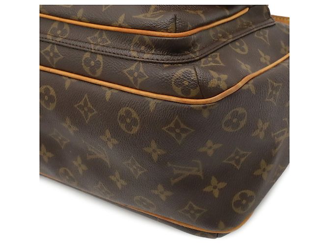 Borsa a tracolla Louis Vuitton Monogram Tikal GM Marrone - vista 4