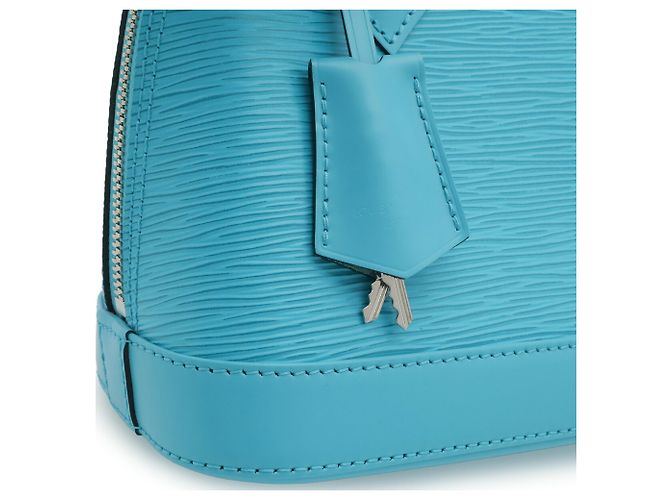 Louis Vuitton Epi Alma BB Handtasche in Turquoise Türkis - Ansicht 10