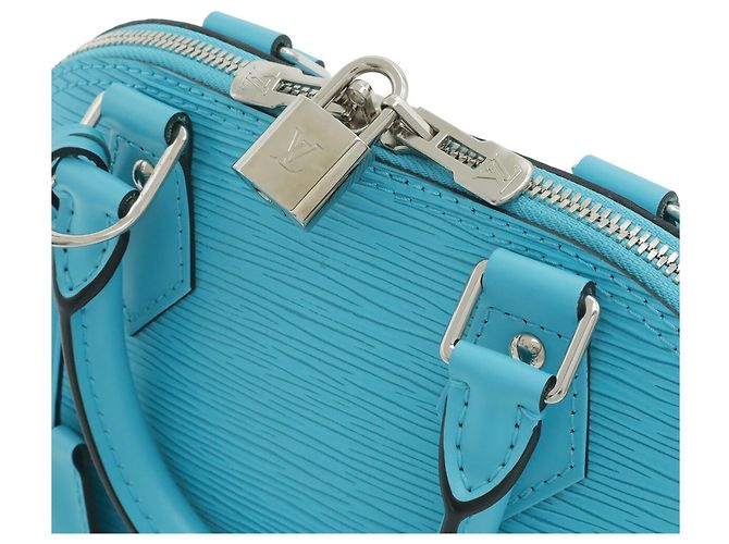 Louis Vuitton Epi Alma BB Handtasche in Turquoise Türkis - Ansicht 6