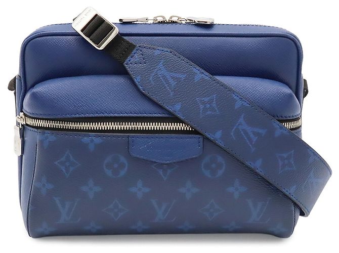 Louis Vuitton Taigarama Outdoor PM Shoulder Bag Blue - view 2