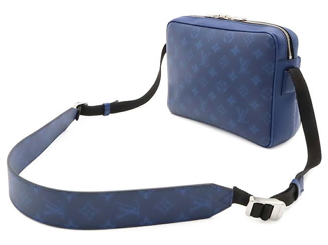 Louis Vuitton Taigarama Outdoor PM Shoulder Bag Blue - view 3