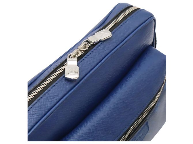 Louis Vuitton Taigarama Outdoor PM Shoulder Bag Blue - view 7