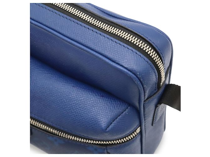 Louis Vuitton Taigarama Outdoor PM Shoulder Bag Blue - view 9