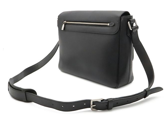 Borsa a tracolla Louis Vuitton Taiga Roman MM Nero - vista 3