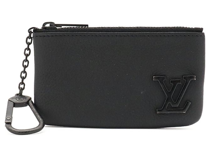 Louis Vuitton Aerogram Münzbeutel Schwarz - Ansicht 2