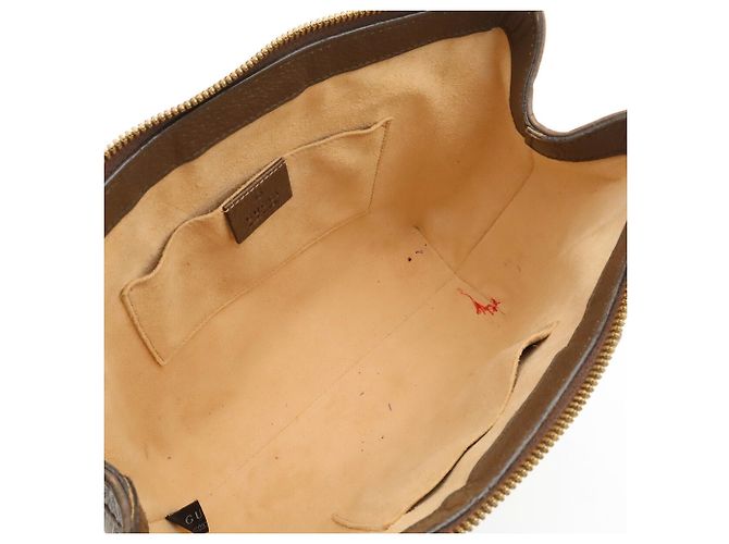 Borsa Tote Piccola GUCCI Ophidia GG Supreme Rosso Beige Verde - vista 7