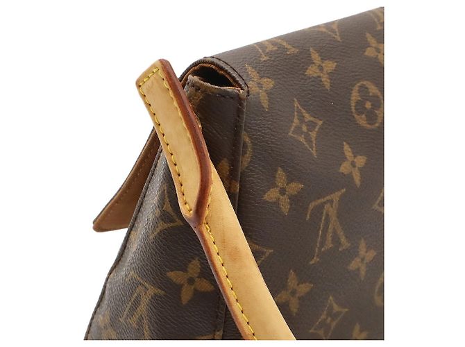 Bolso de hombro Louis Vuitton Monogram Mini Looping Castaño - vista 5