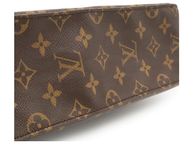 Bolso de hombro Louis Vuitton Monogram Mini Looping Castaño - vista 9