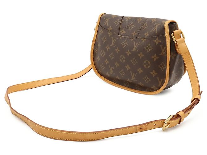 Bolsa de Ombro Louis Vuitton Monogram Menilmontant PM Marrom - vista 3
