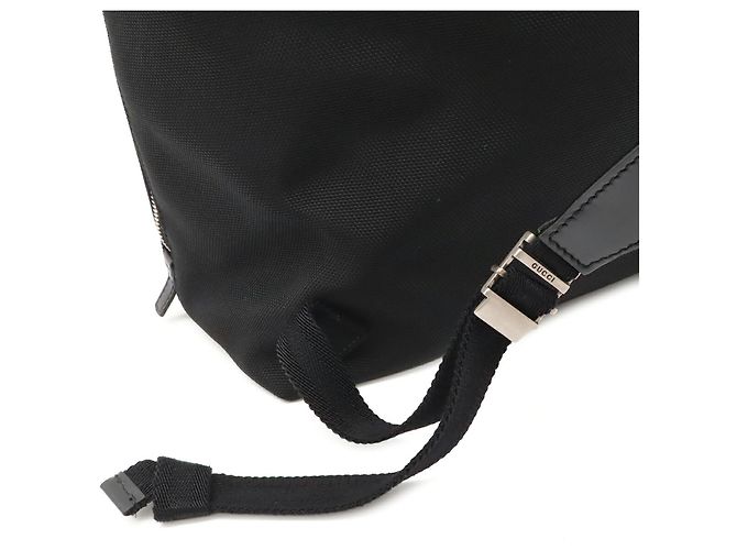 Gucci Sherry Line Backpack Black Red Green - view 7