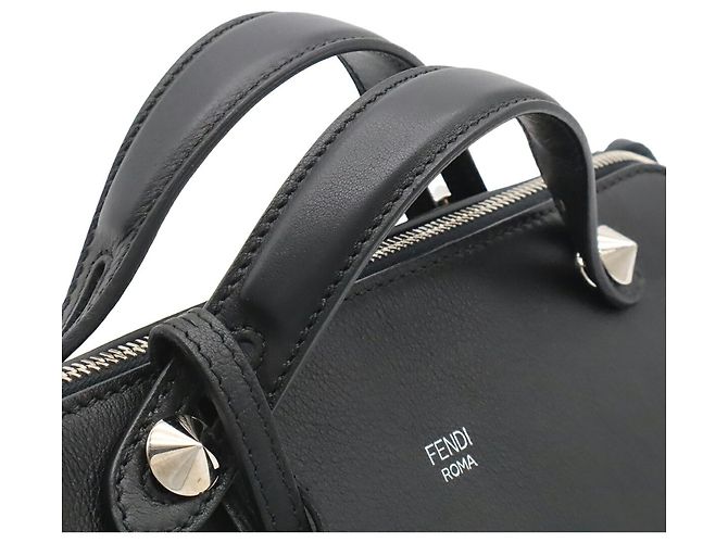 Fendi By The Way Medium Handtasche/Schultertasche Schwarz - Ansicht 5