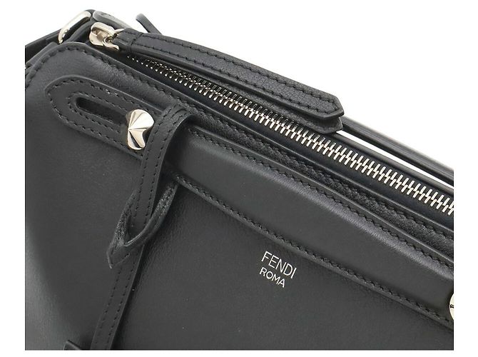 Fendi By The Way Medium Handtasche/Schultertasche Schwarz - Ansicht 6