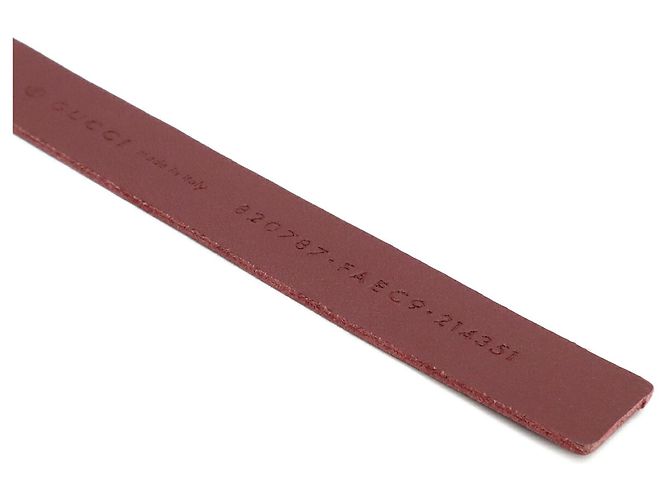 Breloque en forme de chat Gucci GG Supreme Multicolore Beige Bordeaux - vue 6