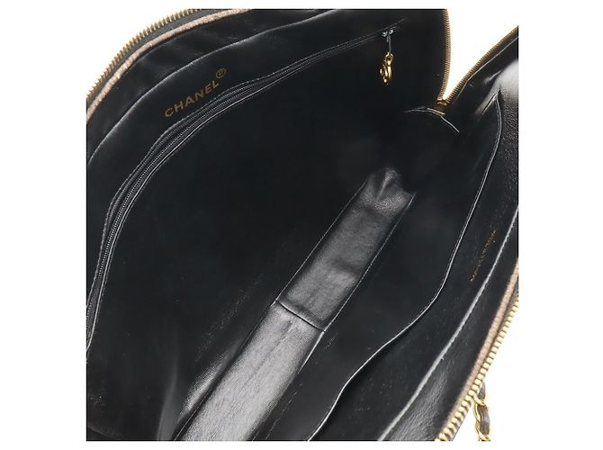 Bolso de hombro Chanel Matelassé Coco Mark Chain Shoulder Tote Bag Negro - vista 7