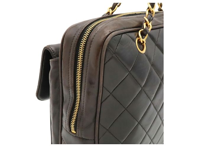 Bolso de hombro Chanel Matelassé Coco Mark Chain Shoulder Tote Bag Negro - vista 8