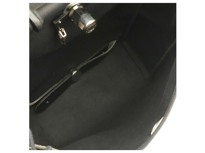 Hermès Herbag Ad PM Mochila/Bolsa de mão Preto - vista 8