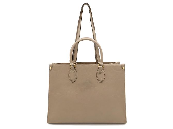 Saco Tote Louis Vuitton Monogram Empreinte OnTheGo MM Cinza - vista 2