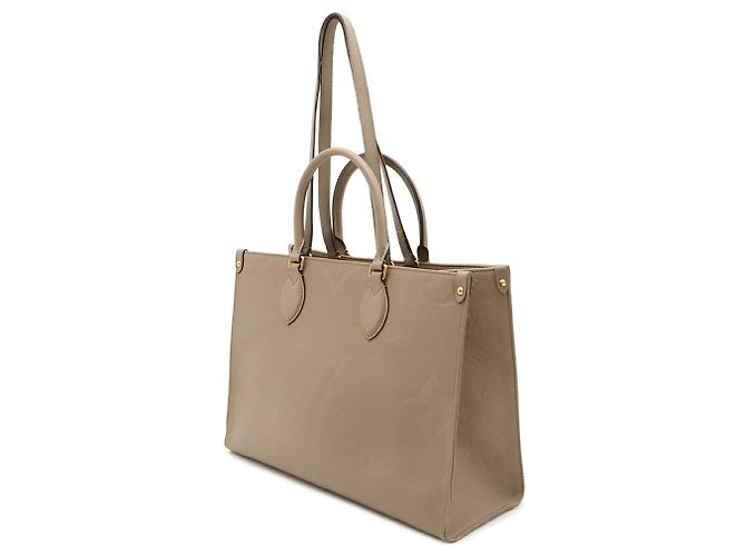 Saco Tote Louis Vuitton Monogram Empreinte OnTheGo MM Cinza - vista 3