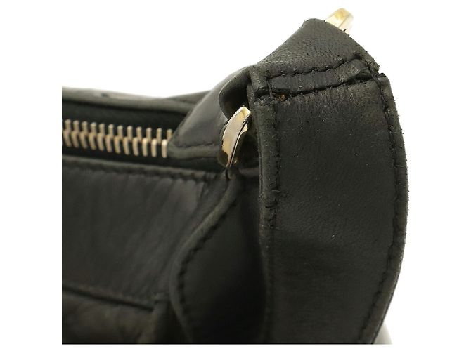 Bolsa de Ombro Chanel Chocolate Bar Preto - vista 7