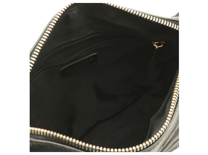 Bolsa de Ombro Chanel Chocolate Bar Preto - vista 8