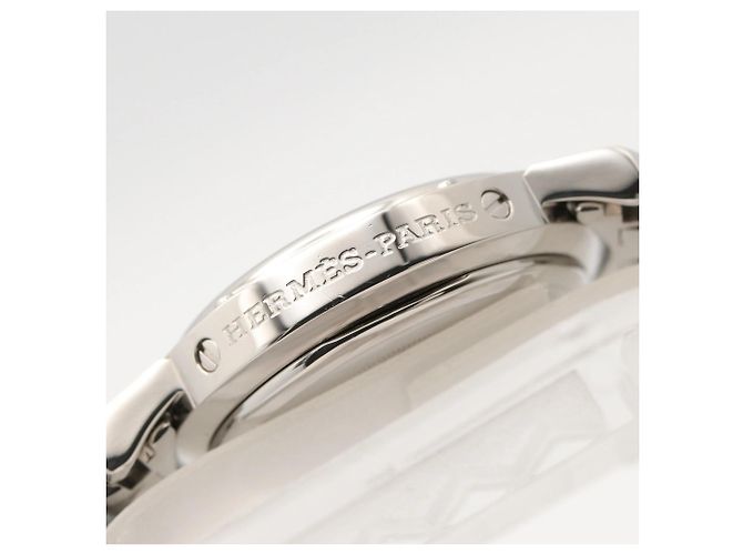 Hermès Relógio de pulso feminino Hermes Clipper Nacre - vista 10