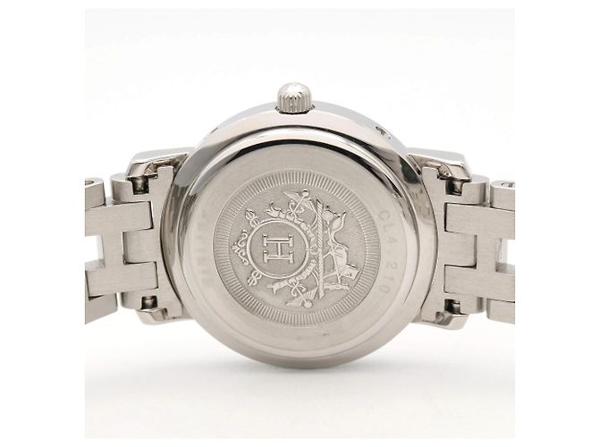 Hermès Relógio de pulso feminino Hermes Clipper Nacre - vista 5